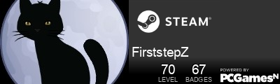 Steam Profile badge for Firststepz100: Get your our own Steam Signature at SteamProfile.com